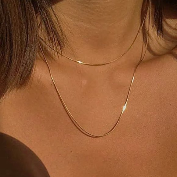 Jewelry - Thin Snake Chain Necklace 16''